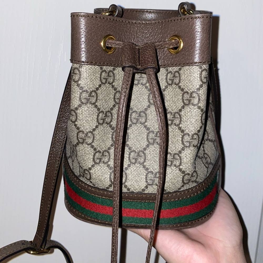 Ophidia mini GG Bucket Bag